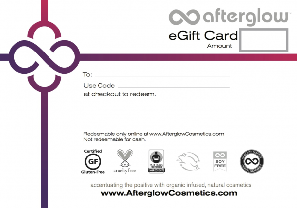 Afterglow Cosmetics Gift Card